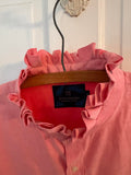 Ruffled-Collar Buttondown Shirt