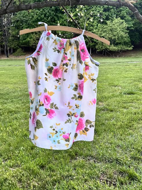 Pillowcase Dress 3 T Pink Roses