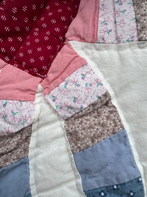 Large Vintage Quilt Door Bow