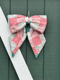 Large Vintage Quilt Door Bow