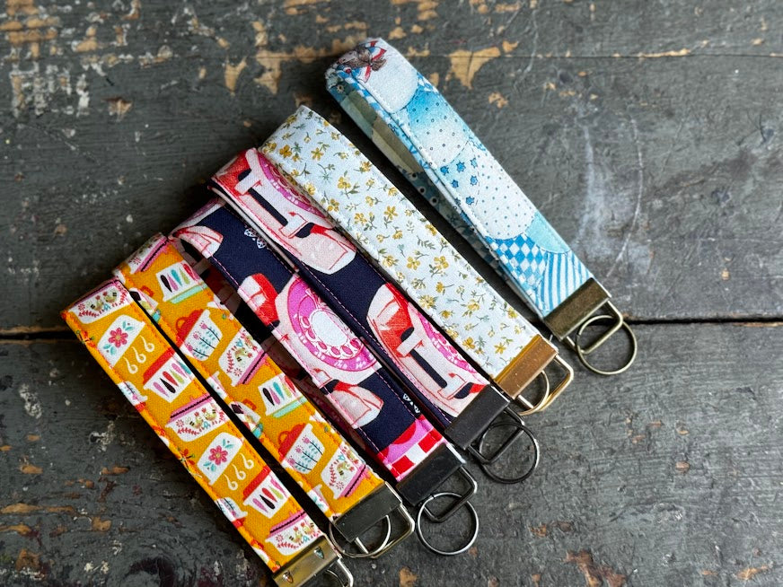 Handmade Wristlet Key Fob – 6" Wrist Strap