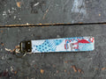 Vintage Quilt Wristlet Key Fob – 6.5" Long