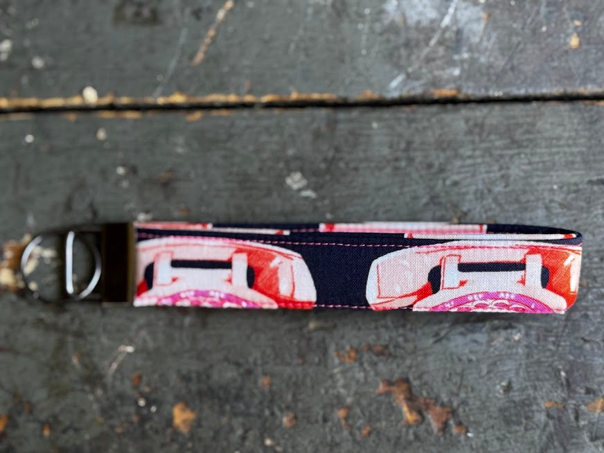 Handmade Wristlet Key Fob – 6" Wrist Strap