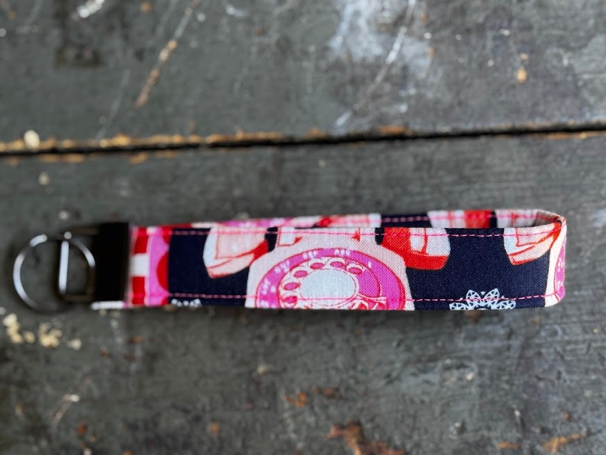 Handmade Wristlet Key Fob – 6" Wrist Strap